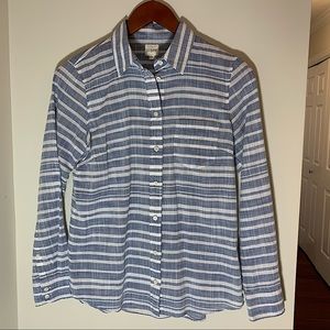 J. Crew The Perfect Shirt, petite small, like new!